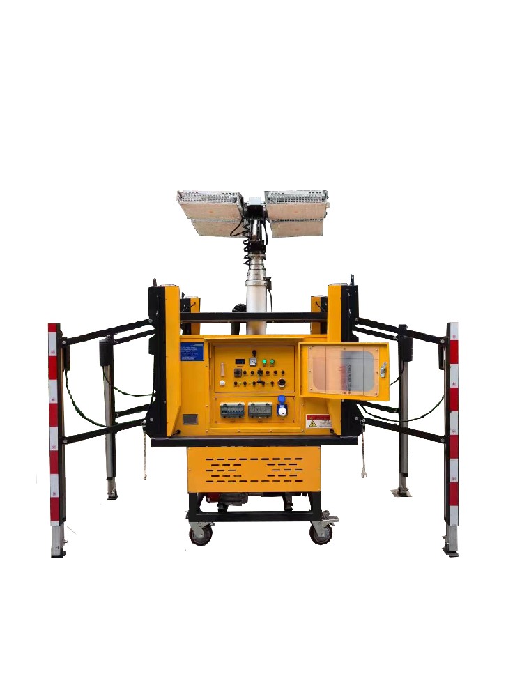 自装卸移动照明工作平台