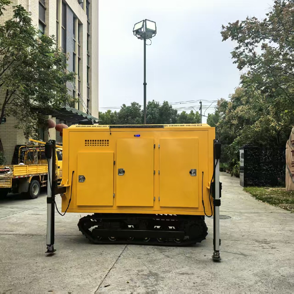 自装卸履带行走发电方舱